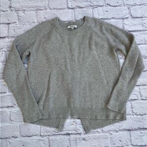 Madewell Gray Women's split back Sweater S